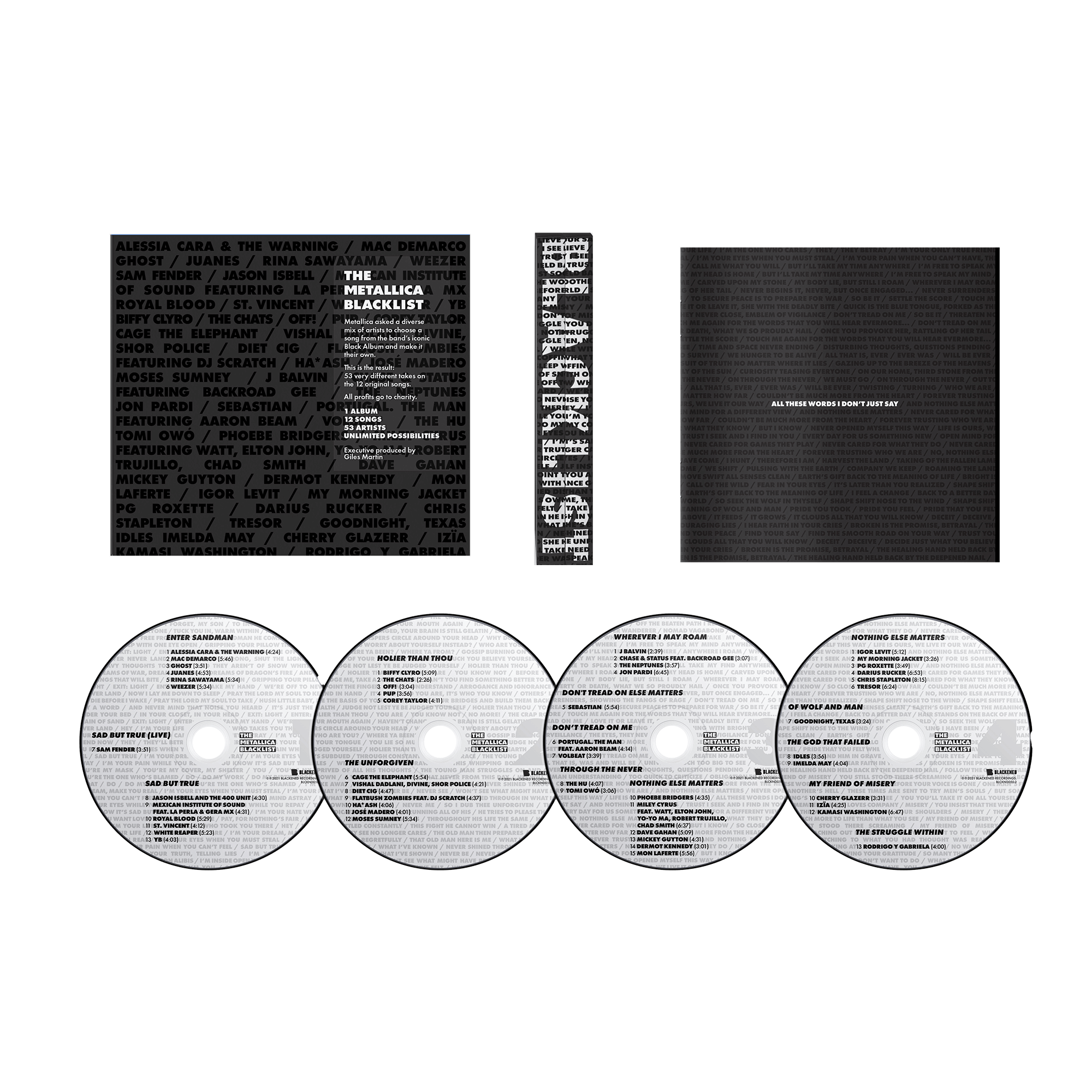 The Metallica Blacklist - 4CD - Metallica Store