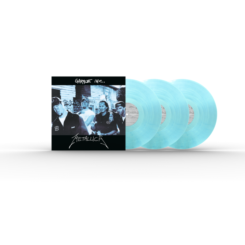 Garage Inc. by Metallica - 3LP - Limited ‘Fade To Blue’ Coloured Vinyl - shop now at Metallica store