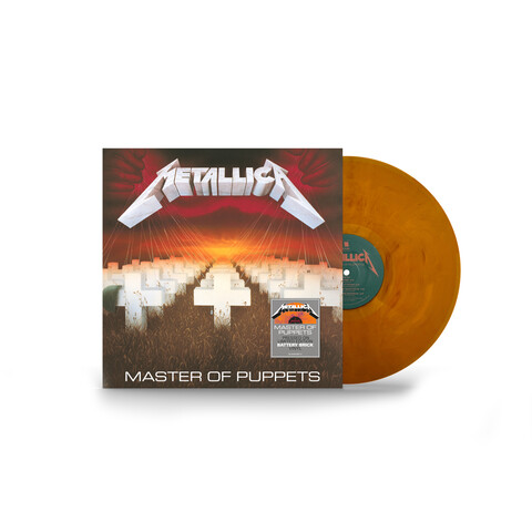 Master Of Puppets by Metallica - LP - (‘Battery Brick’) Coloured Vinyl - shop now at Metallica store