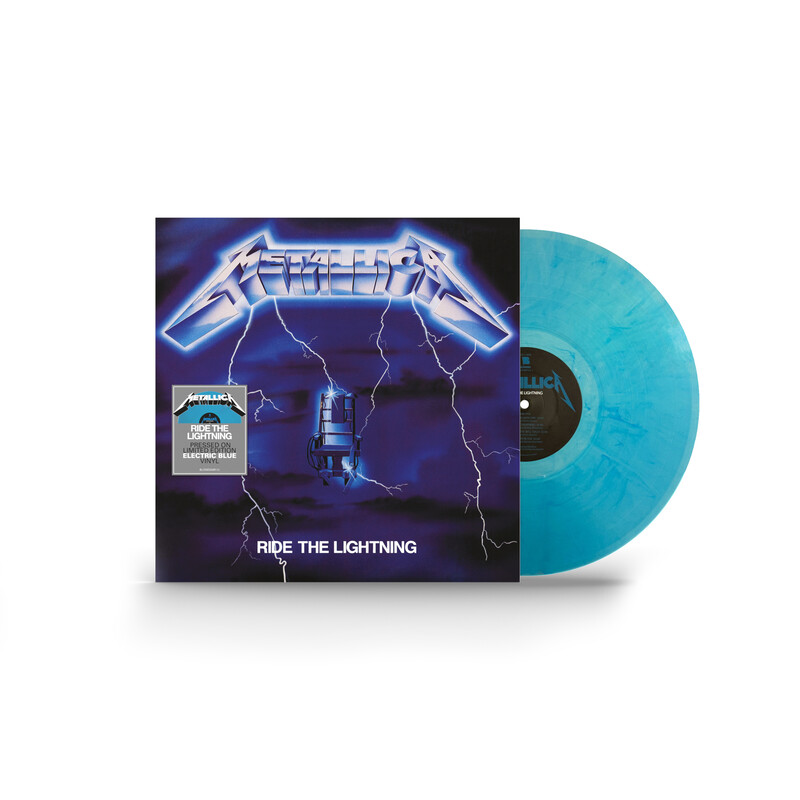 Ride The Lightning by Metallica - Limited Electric Blue LP - shop now at Metallica store