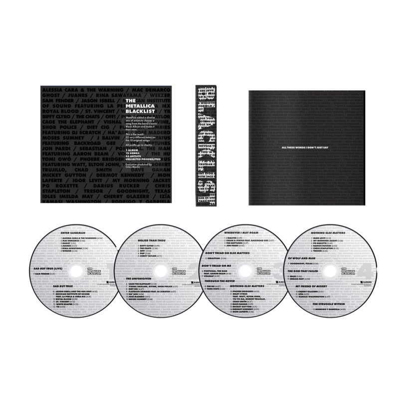 The Metallica Blacklist - 4CD by Metallica - CD - shop now at Metallica store
