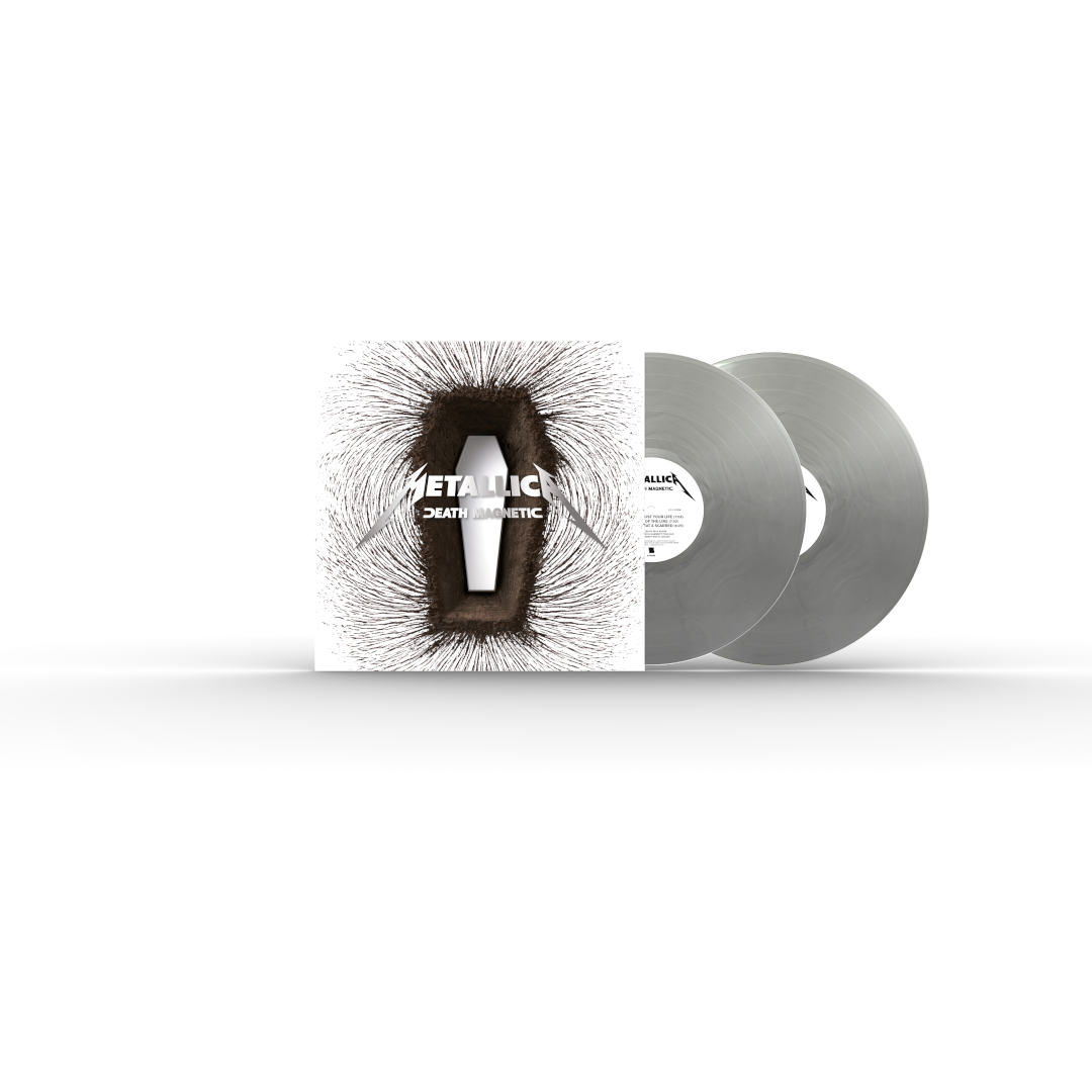 Metallica Death Magnetic 2LP - Limited ‘Magnetic Silver’ Coloured Vinyl 350845
